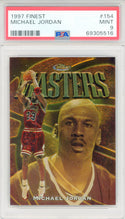 Michael Jordan 1997 Topps Finest Card #154 (PSA Mint 9)