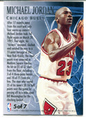Michael Jordan 1995-96 Fleer Ultra Fabulous Fifties Card #5