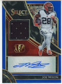 Joe Mixon Autographed 2019 Panini Select Prizm Rookie Jersey Card