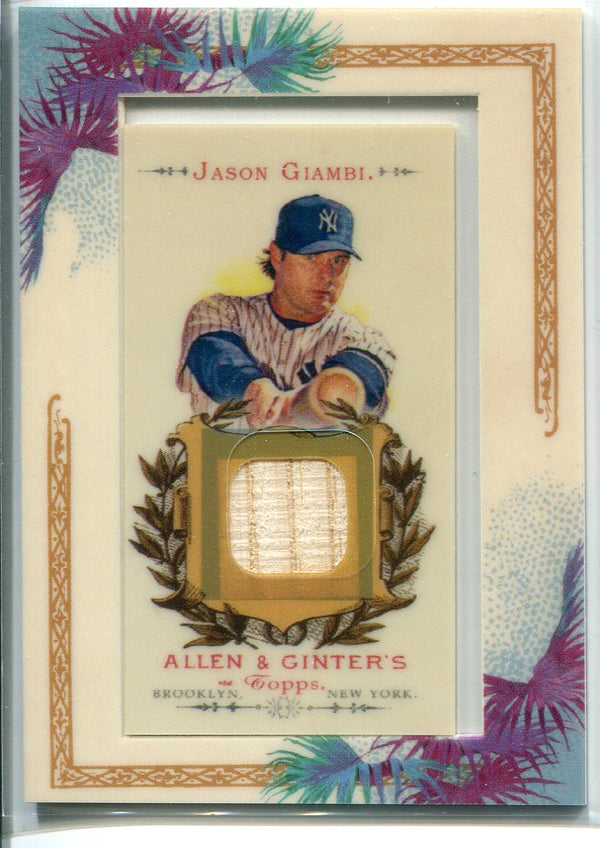 Jason Giambi 2007 Topps Allen & Ginter Bat Card