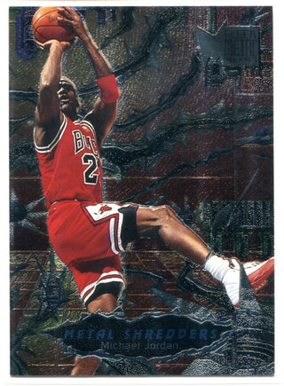 Michael Jordan 1996-97 Fleer Metal Shredders Card #241