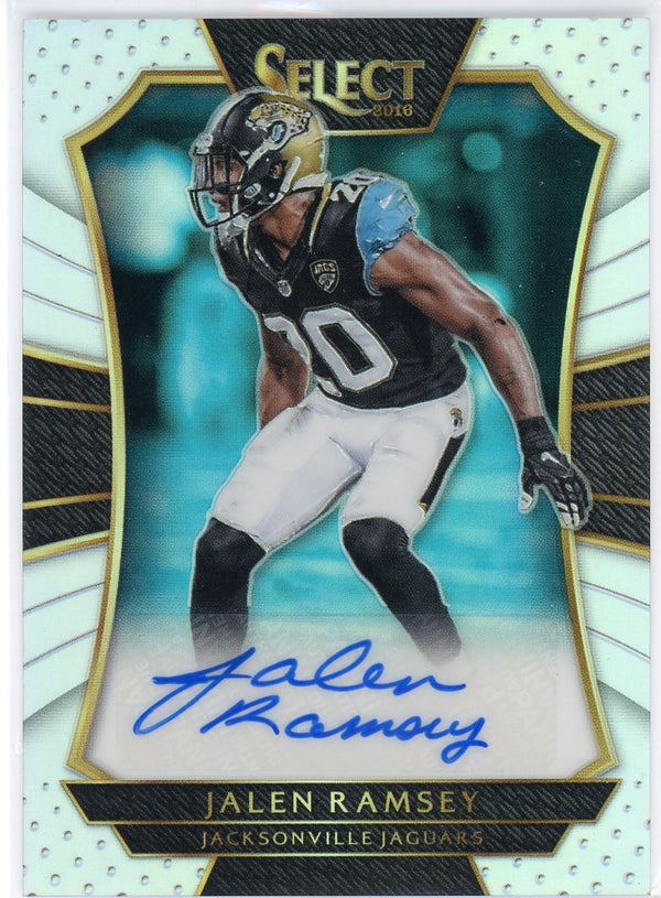 Jalen Ramsey Autographed 2016 Panini Select Rookie Card