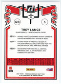 Trey Lance  2021 Chronicles Donruss Draft Picks Rookie Card #34