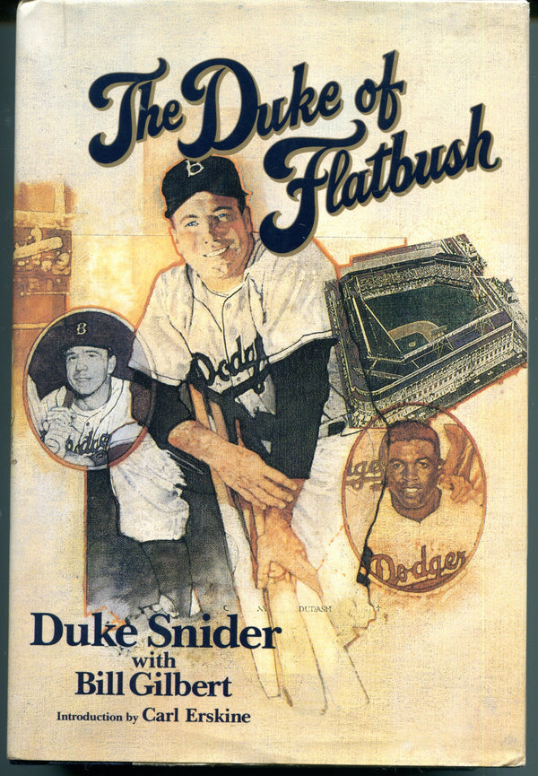Duke Snider Autographed Book "The Duke of Flatbush" (JSA)