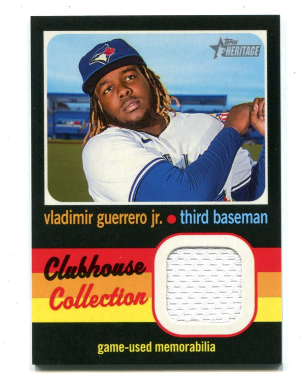 Vladimir Guerrero Jr.  2022 Topps Heritage Clubhouse Collection #CCRVG