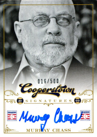Murray Chass Autographed 2012 Panini Cooperstown Card
