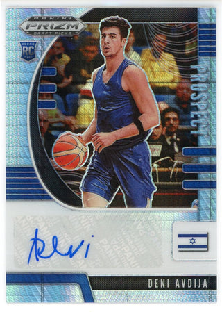 Deni Avdija Autographed 2020 Panini Draft Picks Silver Prizm Rookie Card #PA-DA