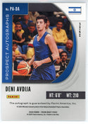 Deni Avdija Autographed 2020 Panini Draft Picks Silver Prizm Rookie Card #PA-DA