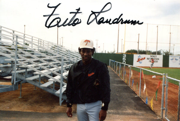 Tito Landrum Autographed 4x5 Photo