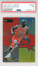Michael Jordan 1997 Upper Deck Collectors Choice Starquest Card #SQ83 (PSA NM 7)