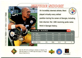 Hines Ward Upper Deck Future Shock Rookie Card 1998