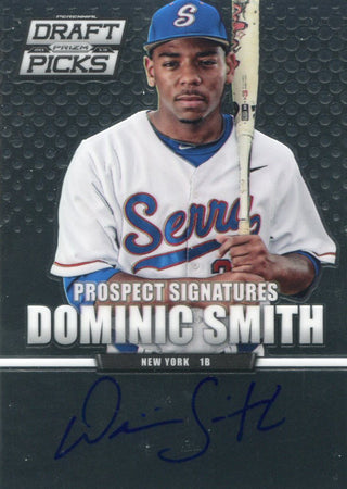 Dominic Smith Autographed 2013 Prizm Draft Picks Rookie Card