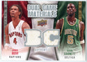 Chris Bosh & Kevin Garnett 2009-10 Upper Deck Dual Game Materials Card #DG-CK