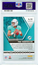 Tua Tagovailoa 2020 Panini Mosaic Red/Green Choice Prizm Rookie Card #203 (PSA Gem Mint 10)