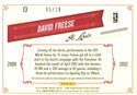 David Freese 2012 Panini Prime Cuts Autographed Card #5/10