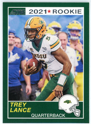 Trey Lance 2021 Chronicles Score Draft Picks Rookie Card #60