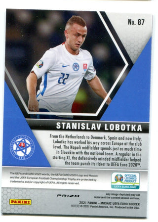 Stanislav Lobotka 2020 Euro UEFA Panini Mosaic Red Reactive  #87 RC