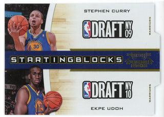 Steph Curry & Ekpe Udoh 2010-11 Panini Playoff Contenders Starting Blocks Card #2