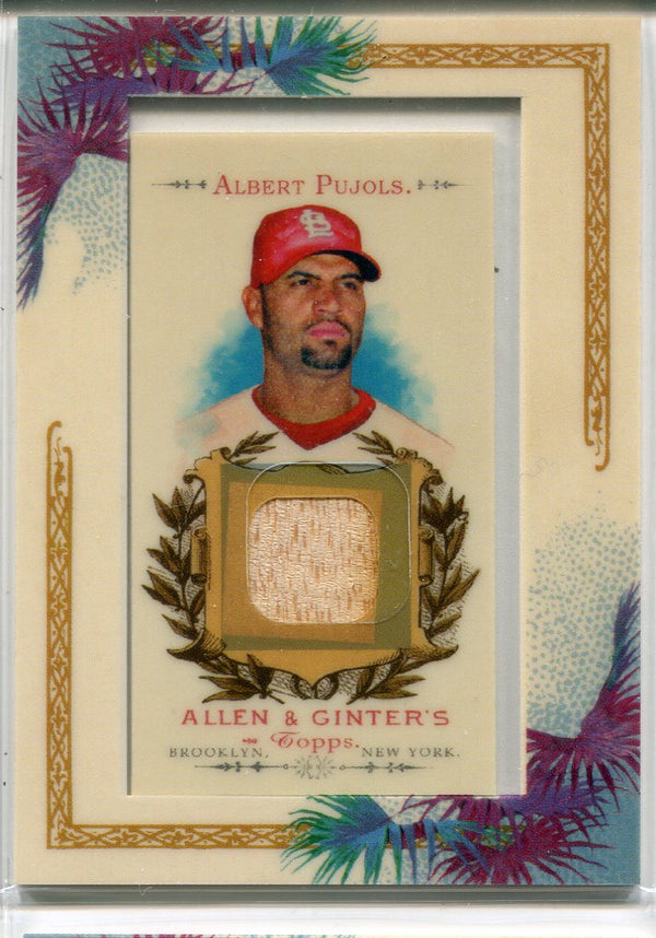Albert Pujols 2007 Topps Allen & Ginter Bat Card