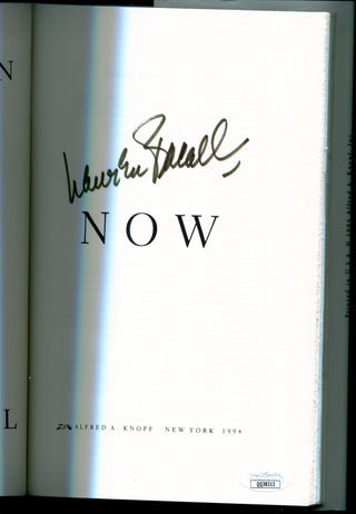 Lauren Bacall Autographed Book "Now" (JSA)