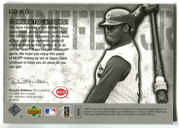 Ken Griffey Jr. 2006 Upper Deck Game Materials