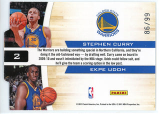 Steph Curry & Ekpe Udoh 2010-11 Panini Playoff Contenders Starting Blocks Card #2