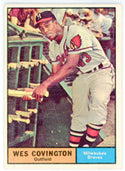 Wes Covington 1961 Topps Card #296