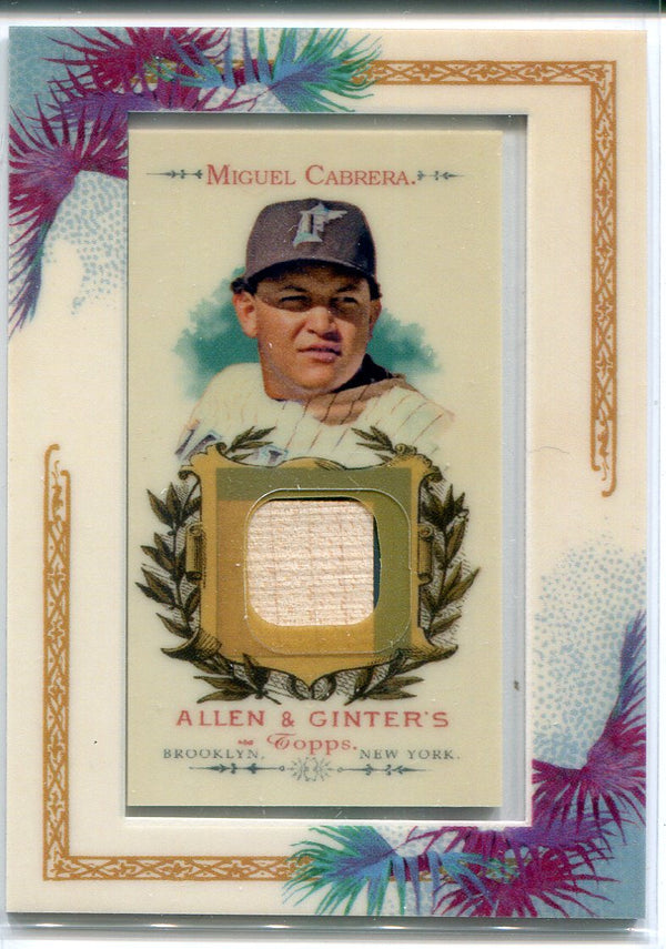 Miguel Cabrera 2007 Topps Allen & Ginter Bat Card