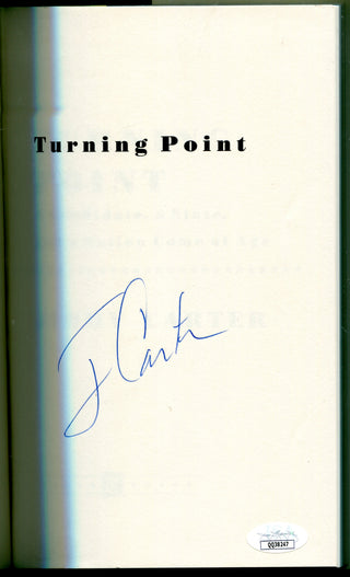 Jimmy Carter Autographed Book "Turning Point" (JSA)