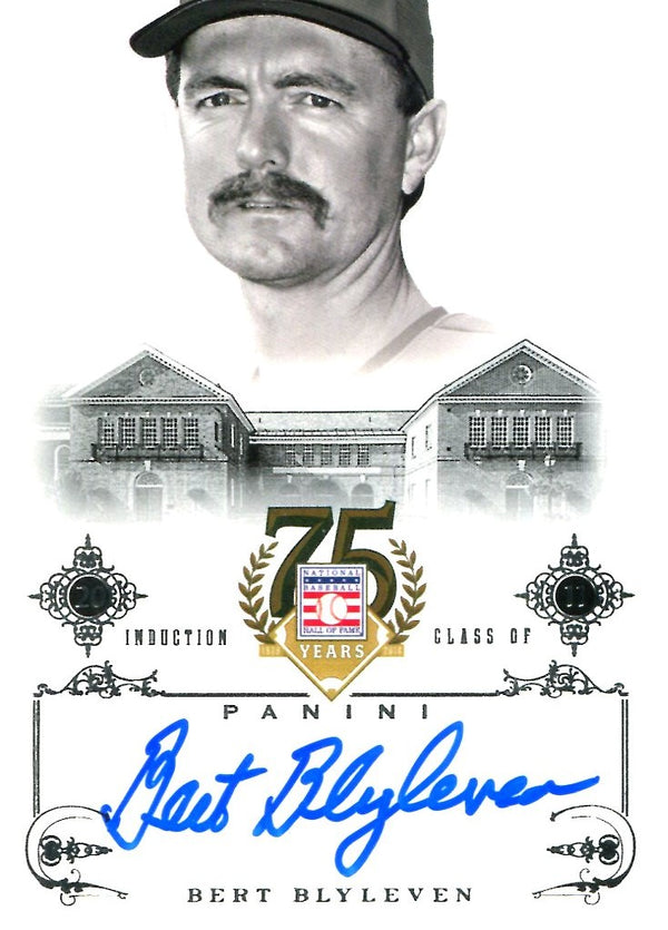 Bert Blyleven 2014 Panini Autographed Card