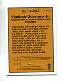 Vladimir Guerrero Jr. Autographed Optic Donruss Card #17/20