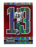 Dan Marino 2020 Panini Behind The Numbers Red #BTN7 Card