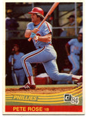 Pete Rose 1984 Donruss Card