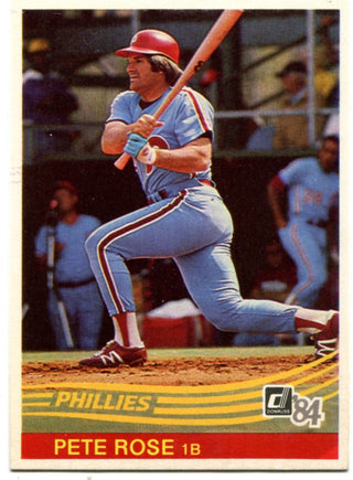 Pete Rose 1984 Donruss Card
