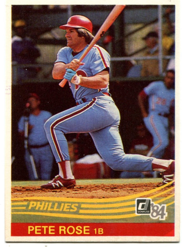 Pete Rose 1984 Donruss Card