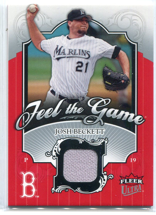 Josh Beckett 2006 Fleer Ultra Feel of the Game Jersey Card