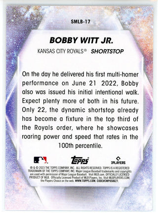 Bobby Witt Jr. 2023 Topps Stars of MLB Card #SMLB-17