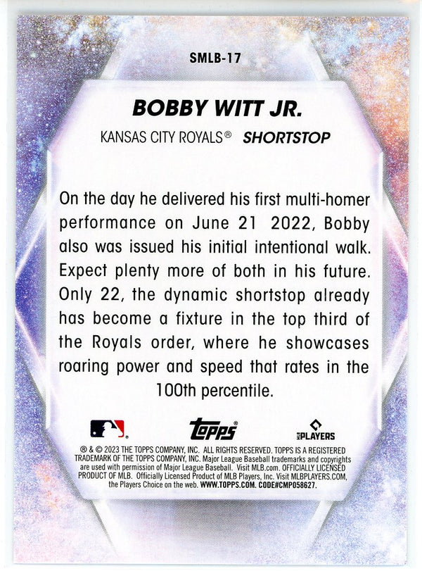 Bobby Witt Jr. 2023 Topps Series 1 Stars Of MLB Kansas City Royals #SMLB-17