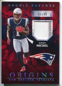 Sony Michel 2018 Panini Origins Rookie Patches Jersey Card