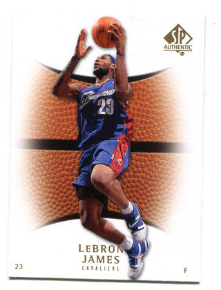 Lebron James 2008 Upper Deck #78 SP Authentic Card