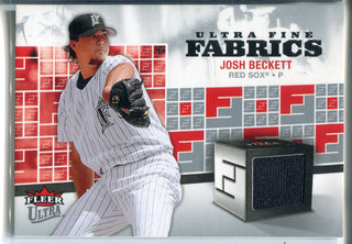 Josh Beckett 2006 Fleer Ultra Fine Fabrics Jersey Card