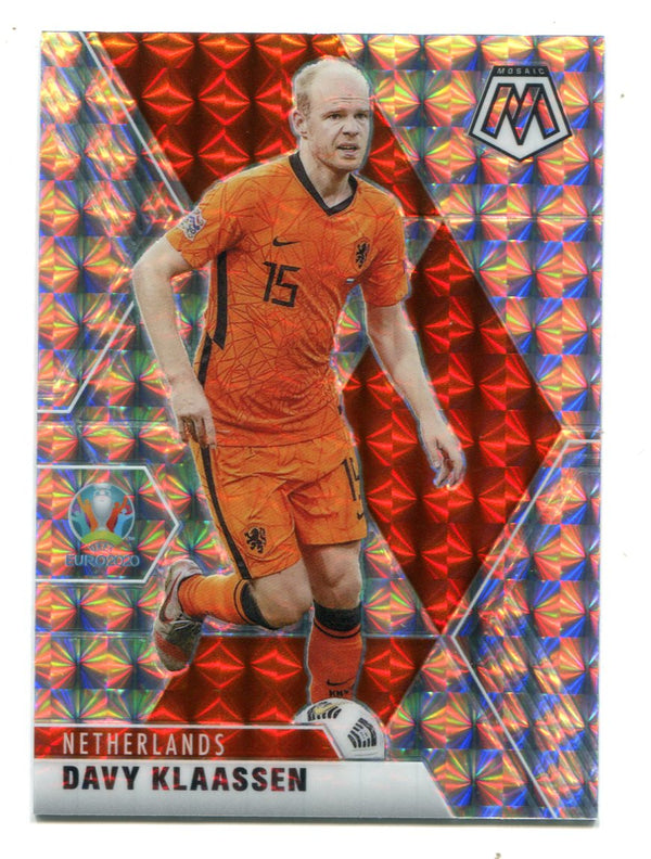 Davy Klassen 2020 Euro UEFA Panini Mosaic Silver #146 Card