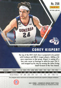 Corey Kispert 2021 Mosaic Rookie Card