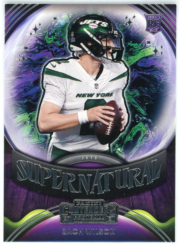 Zach Wilson 2021 Panini Contenders Supernatural Rookie Card #SN