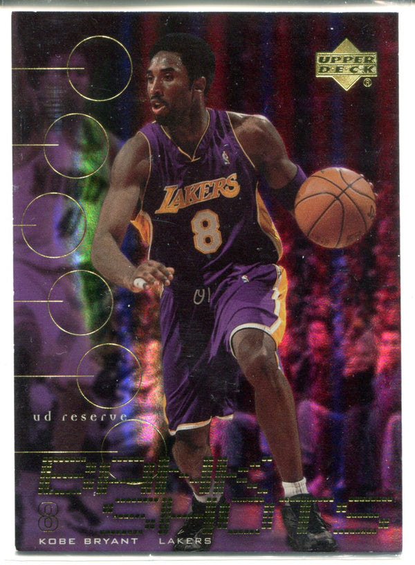 Kobe Bryant 2001 Upper Deck Bank Shots Card #BK8