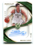 Brook Lopez 2019-20 Immaculate Collection #SSBLP Auto Card /99