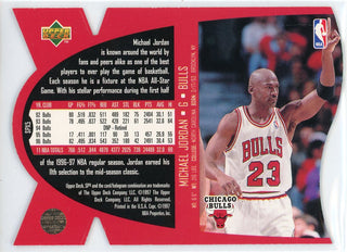 Michael Jordan 1997-98 Upper Deck SPx Holo Die Cut Card #SPX5