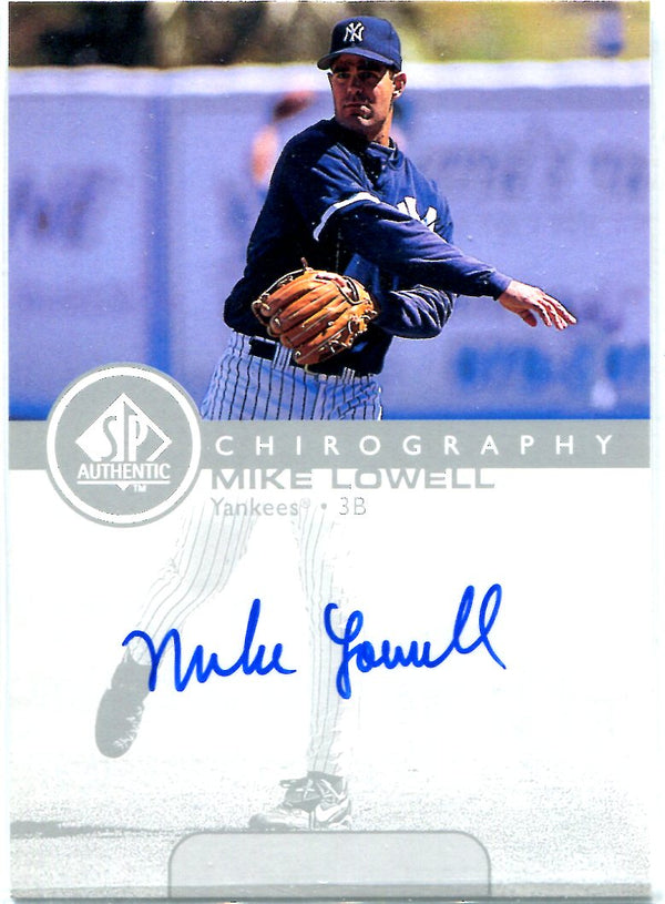Mike Lowell 1999 Upper Deck SP Authentic Chirography Autographed Card