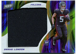 Drake London Panini Player of the Day Rookie Patch 38/50 2022 #DL
