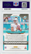 Tua Tagovailoa 2020 Panini Prizm Orange Lazer Prizm Rookie Card #339 (PSA Mint 9)